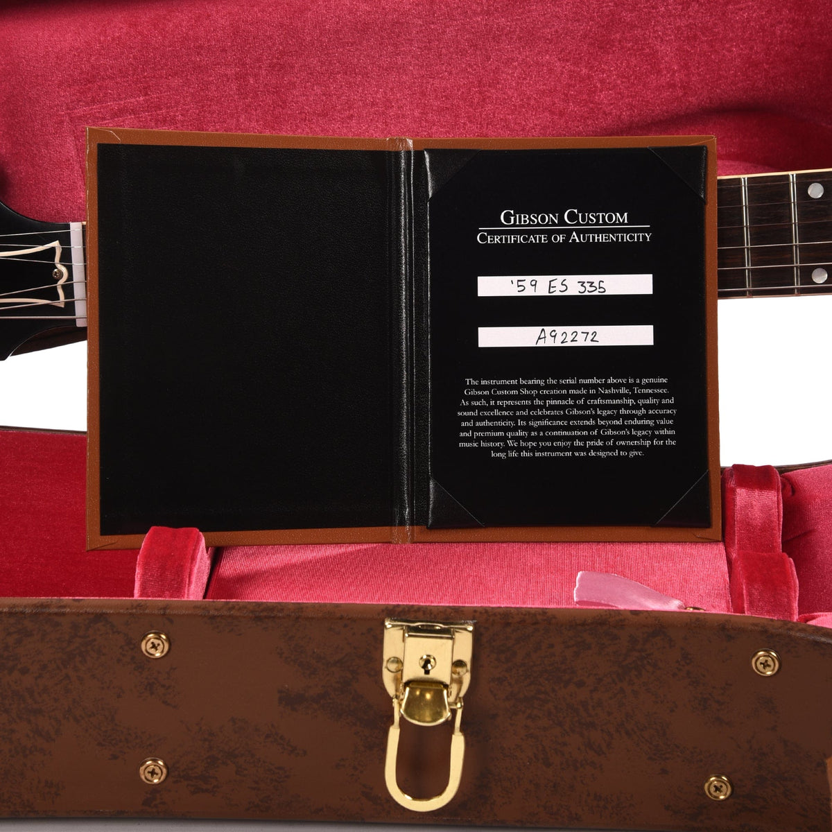 Gibson Custom Shop 1959 ES-335 Reissue "CME Spec" Antique Ebony VOS Electric Guitars / Semi-Hollow