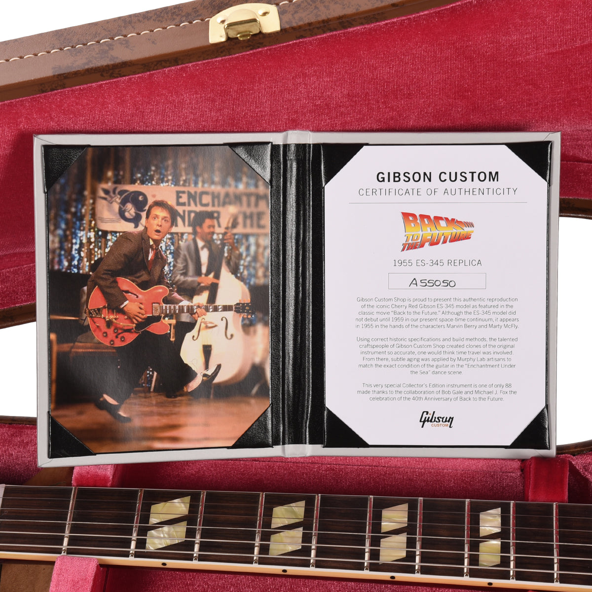 Gibson Custom Shop Collector's Edition Back to the Future "1955" ES-345 Murphy Lab Aged Cherry Electric Guitars / Semi-Hollow