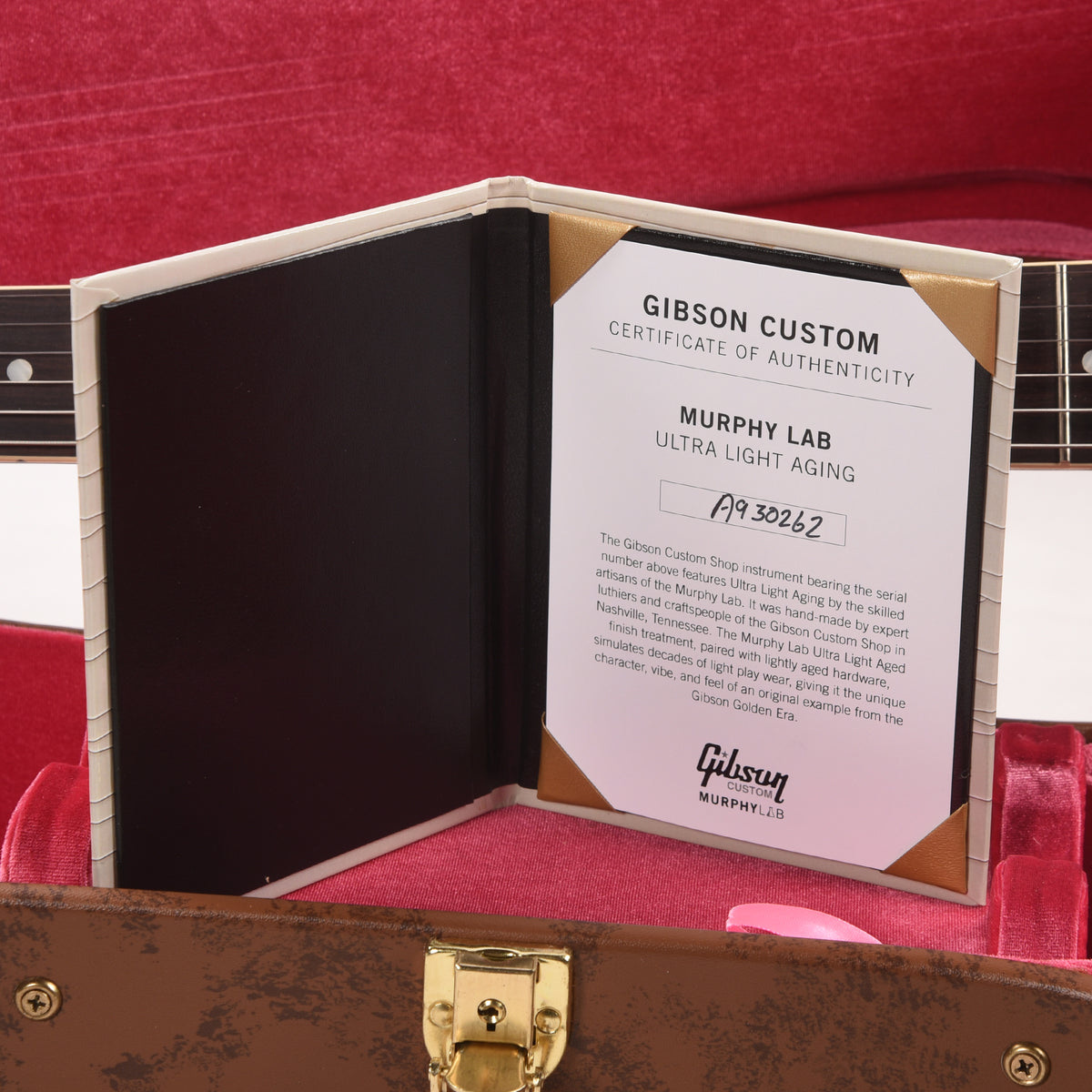 Gibson Custom Shop Murphy Lab 1959 ES-335 Reissue Ebony Ultra Light Aged Electric Guitars / Semi-Hollow