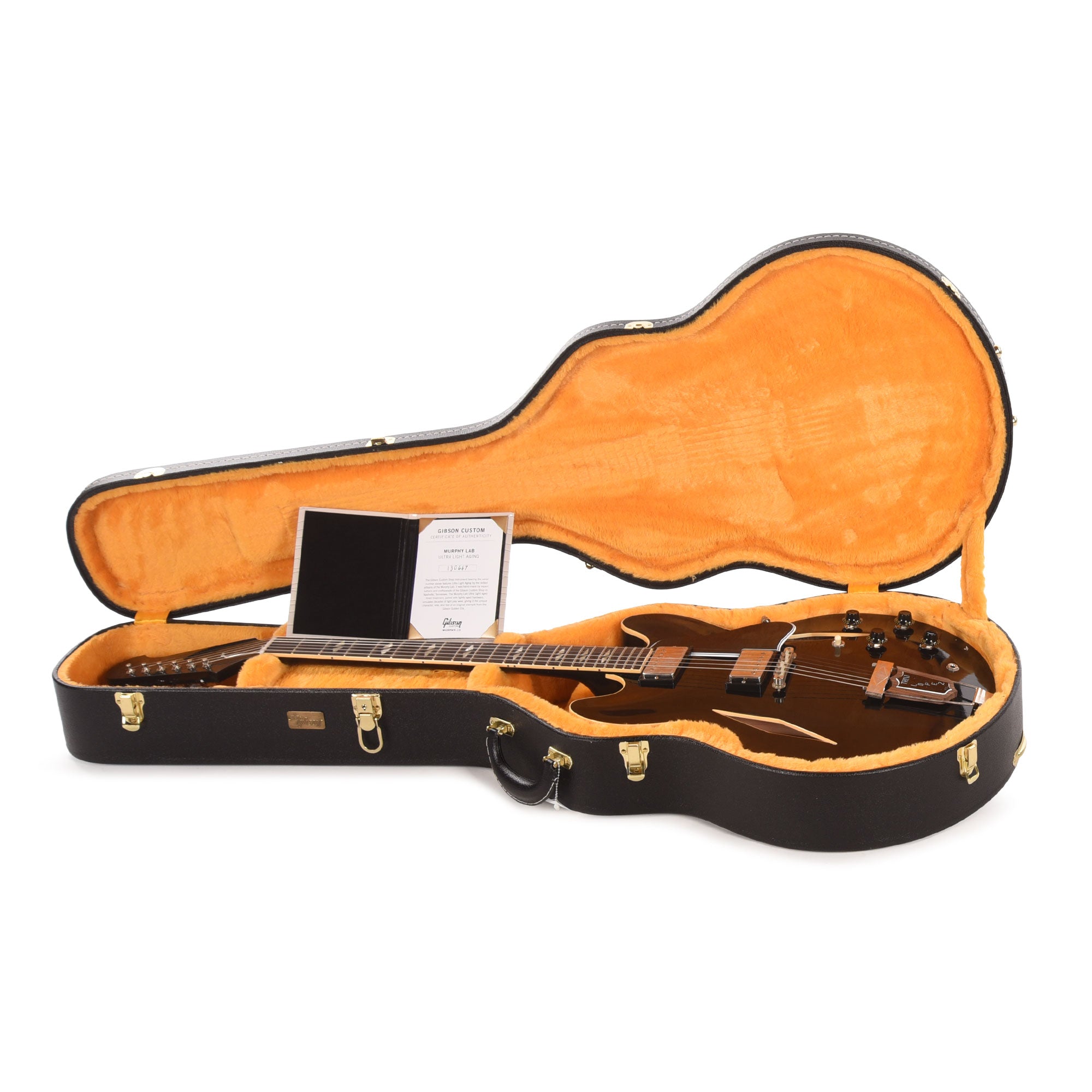 Gibson Custom Shop Murphy Lab 1964 Trini Lopez Standard Reissue Ebony Ultra Light Aged Electric Guitars / Semi-Hollow