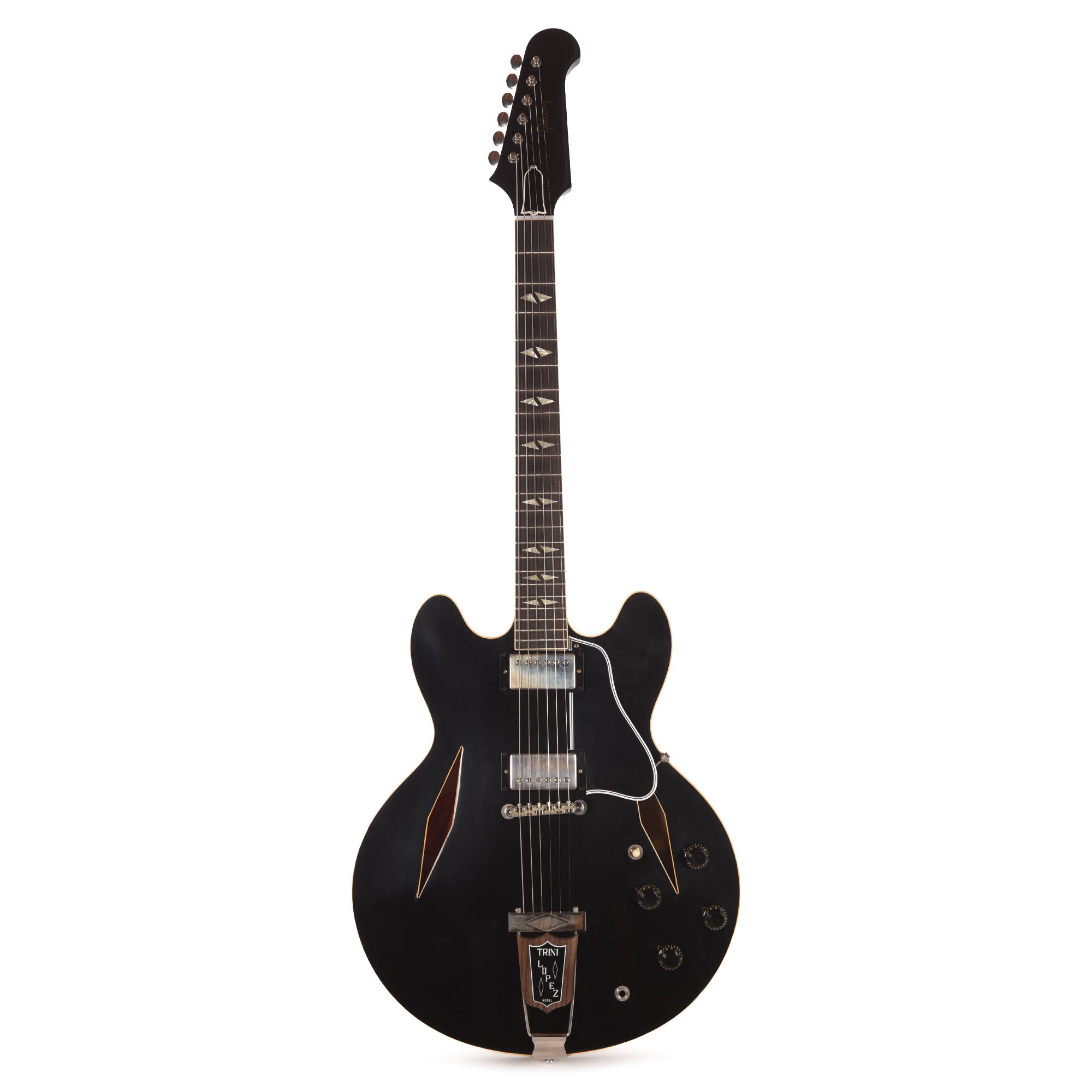 Gibson Custom Shop Murphy Lab 1964 Trini Lopez Standard Reissue Ebony Ultra Light Aged Electric Guitars / Semi-Hollow