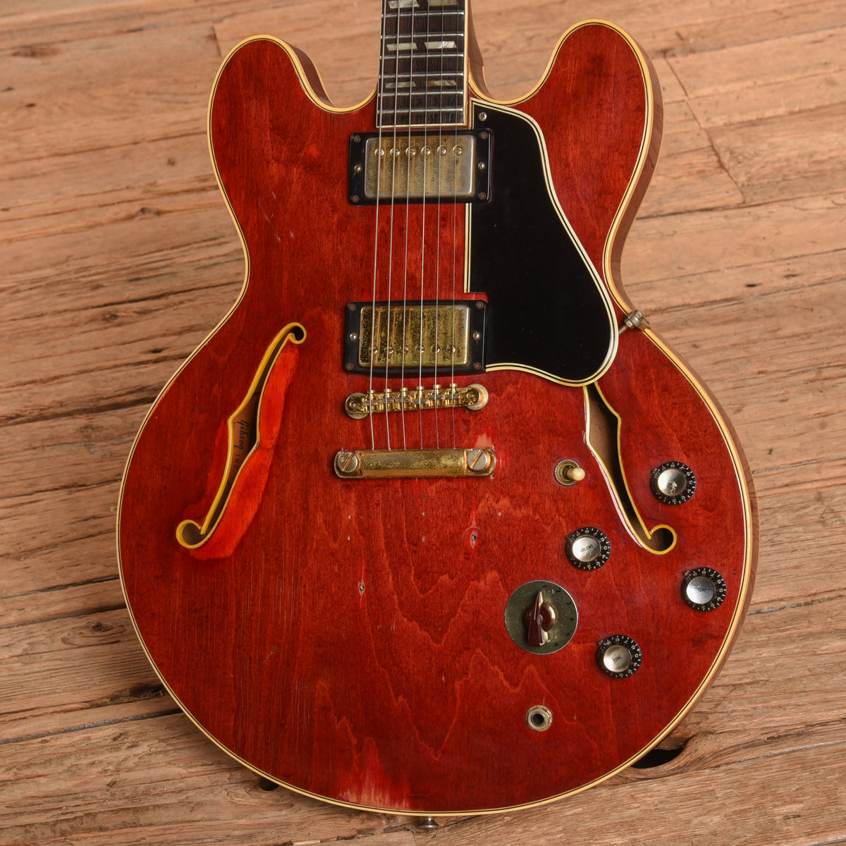 Gibson ES-345 Cherry 1963 Electric Guitars / Semi-Hollow