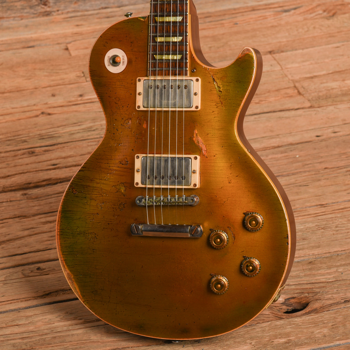 Gibson Custom '57 Les Paul Reissue Aftermarket Relic Goldtop 2013 Electric Guitars / Solid Body
