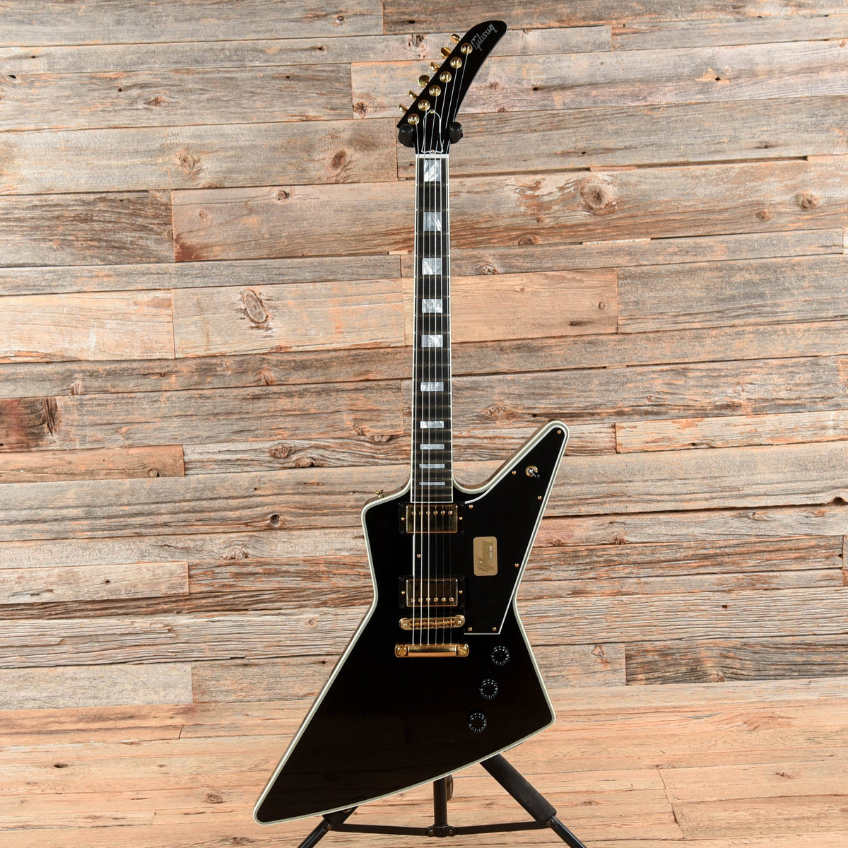 Gibson Custom Explorer Custom Ebony 2017 Electric Guitars / Solid Body