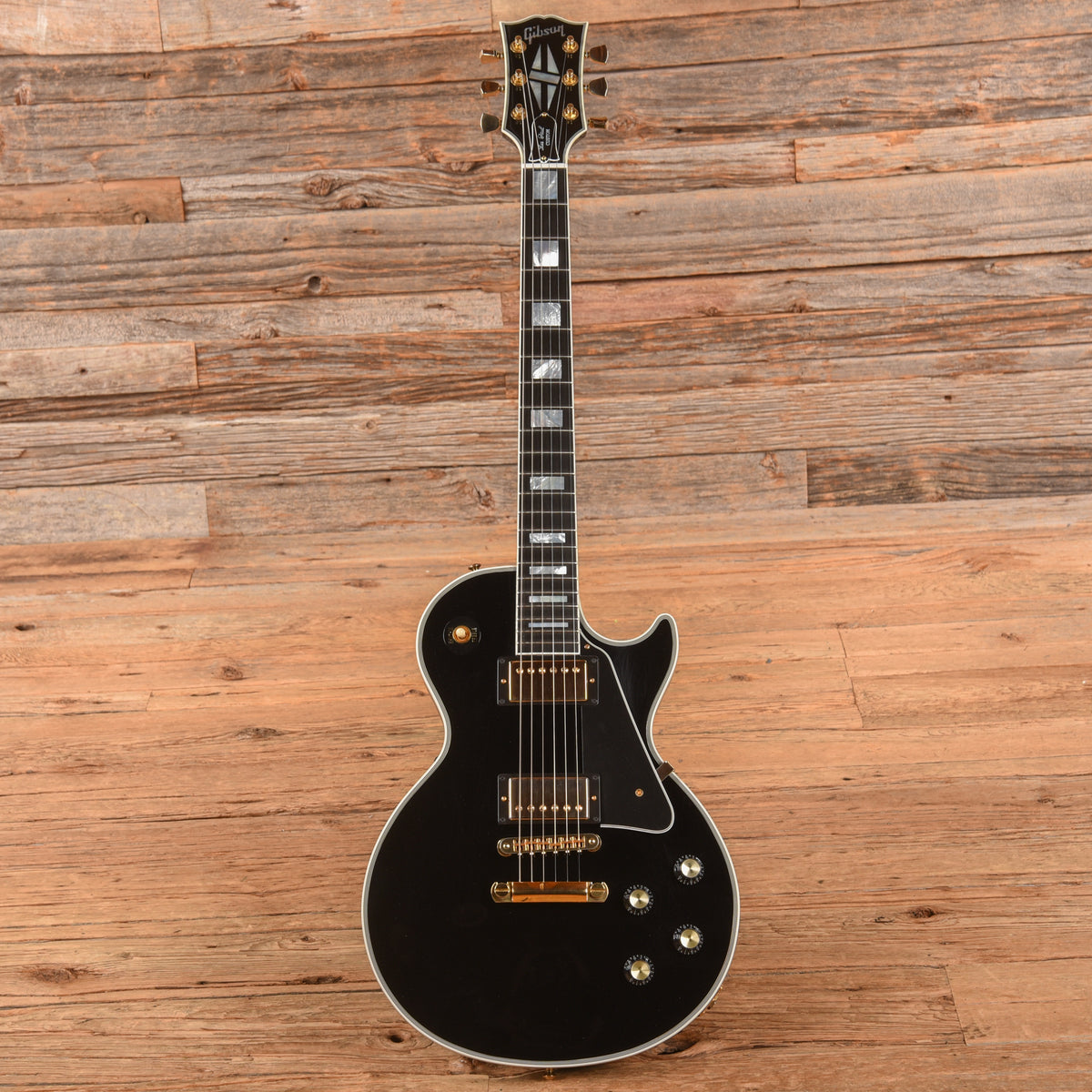 Gibson Custom Les Paul Custom Ebony 2016 Electric Guitars / Solid Body