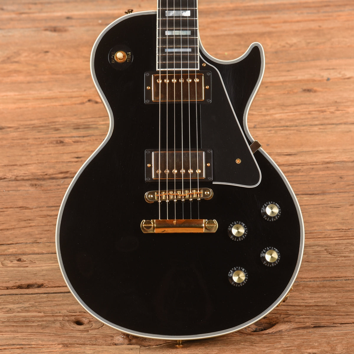 Gibson Custom Les Paul Custom Ebony 2016 Electric Guitars / Solid Body
