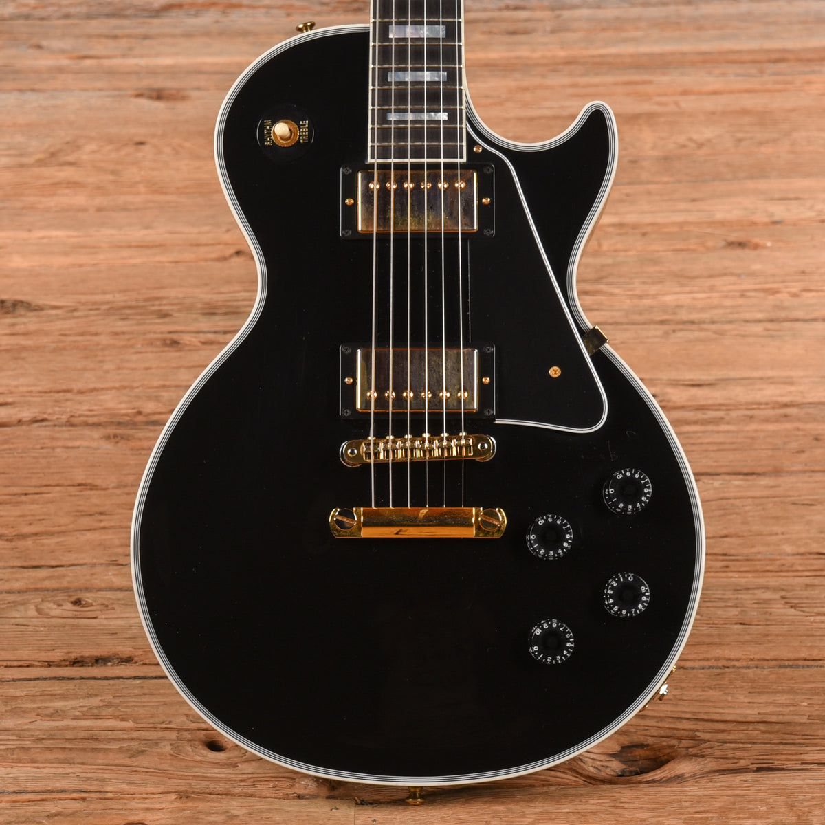 Gibson Custom Les Paul Custom Ebony 2021 Electric Guitars / Solid Body