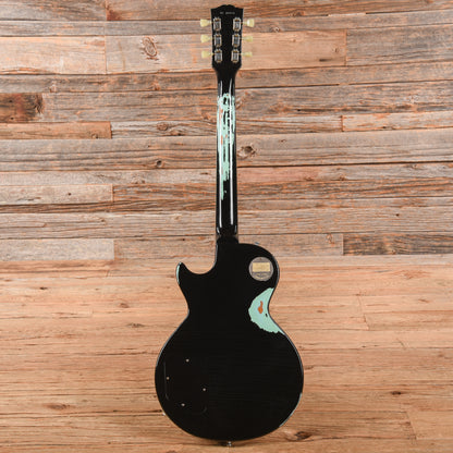 Gibson Custom Painted Over Series '60 Les Paul Standard Reissue Ebony Over Kerry Green 2016 Electric Guitars / Solid Body