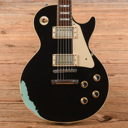 Gibson Custom Painted Over Series '60 Les Paul Standard Reissue Ebony Over Kerry Green 2016 Electric Guitars / Solid Body