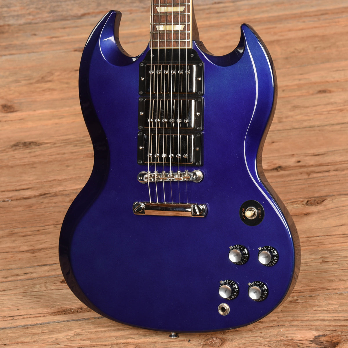 Gibson Custom SG Standard Fat Back Blue Electric Guitars / Solid Body