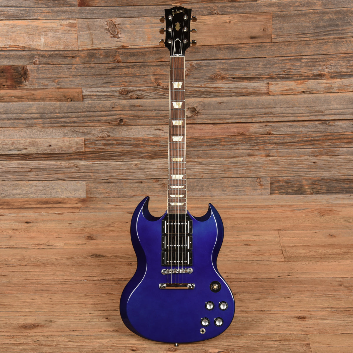Gibson Custom SG Standard Fat Back Blue Electric Guitars / Solid Body