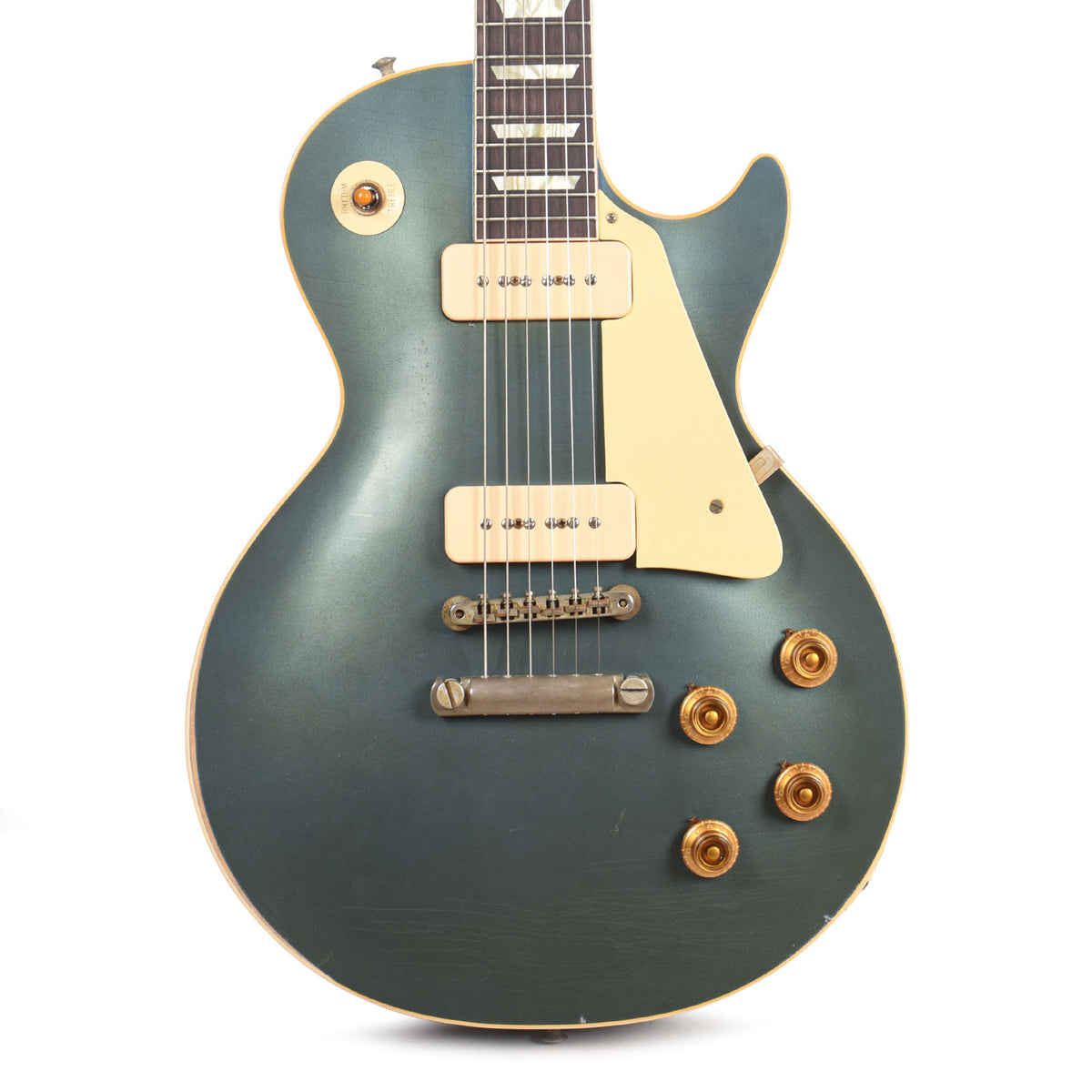 Gibson Custom Shop 1956 Les Paul Standard Antique Pelham Blue Murphy Lab Light Aged w/P90 Pickups Electric Guitars / Solid Body
