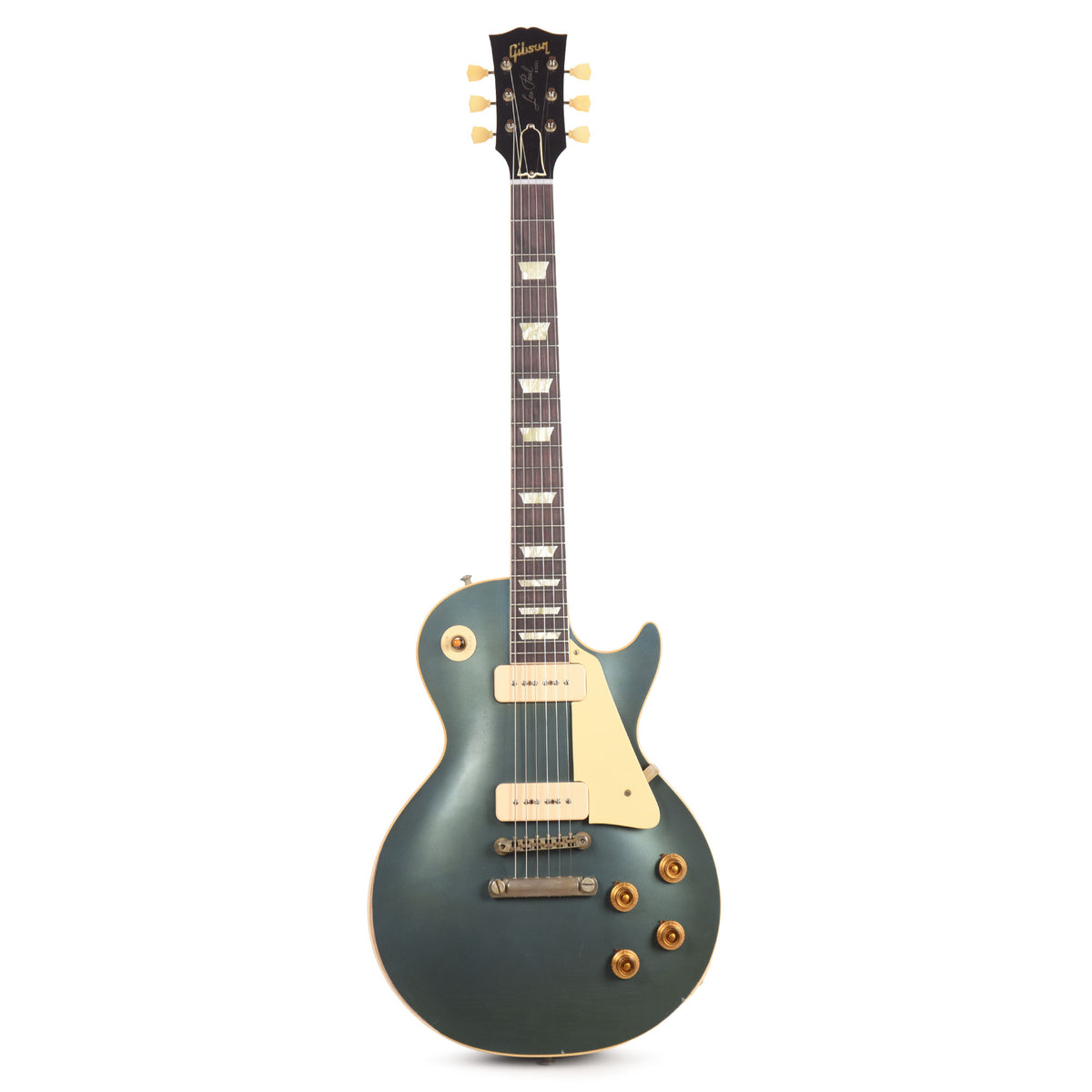Gibson Custom Shop 1956 Les Paul Standard Antique Pelham Blue Murphy Lab Light Aged w/P90 Pickups Electric Guitars / Solid Body