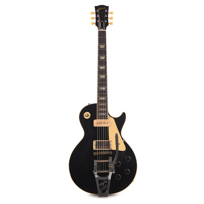 Gibson Custom Shop 1956 Les Paul Standard Ebony Top Murphy Lab Light Aged w/Bigsby B7 Electric Guitars / Solid Body