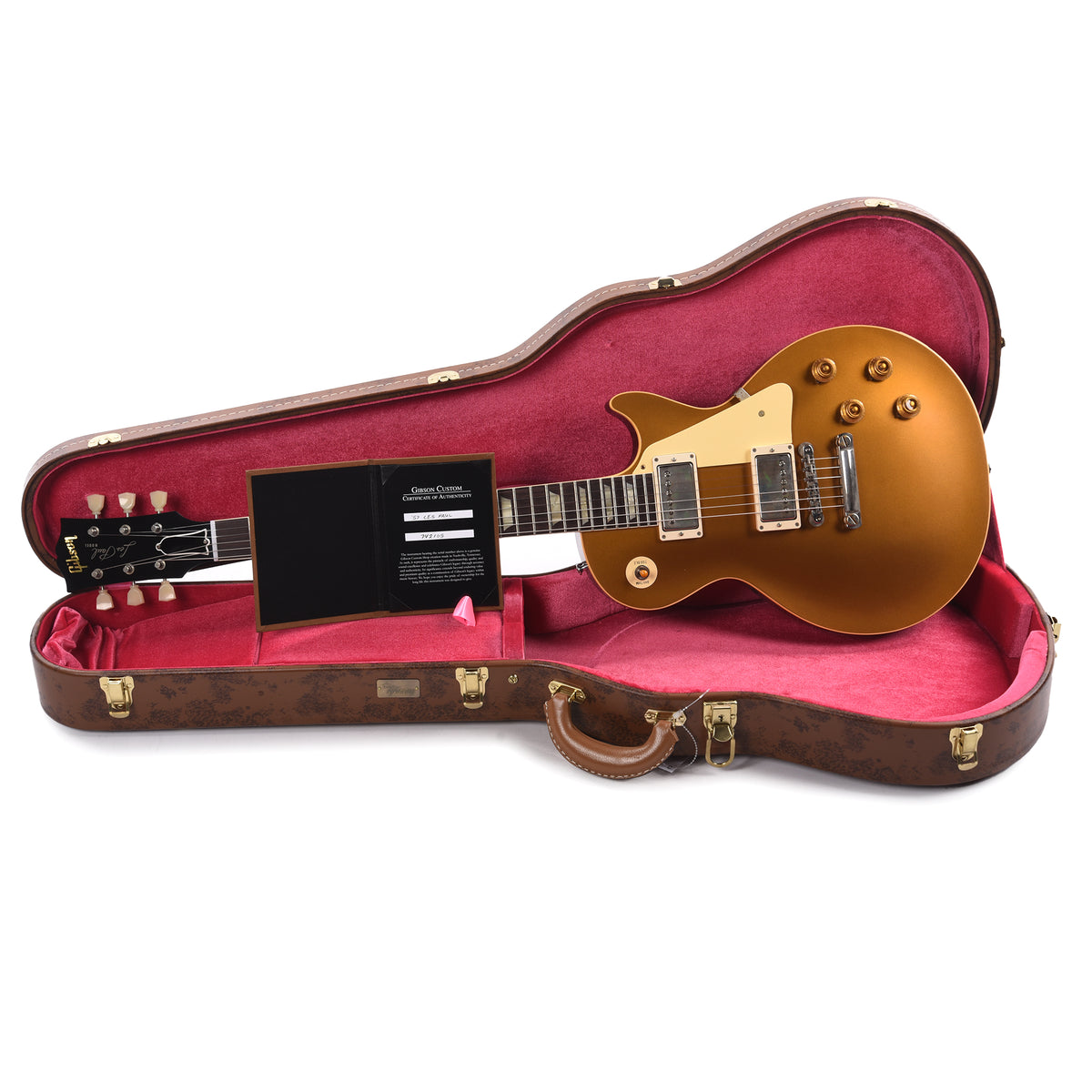 Gibson Custom Shop 1957 Les Paul Goldtop "CME Spec" Darkback VOS w/59 Carmelita Neck Electric Guitars / Solid Body