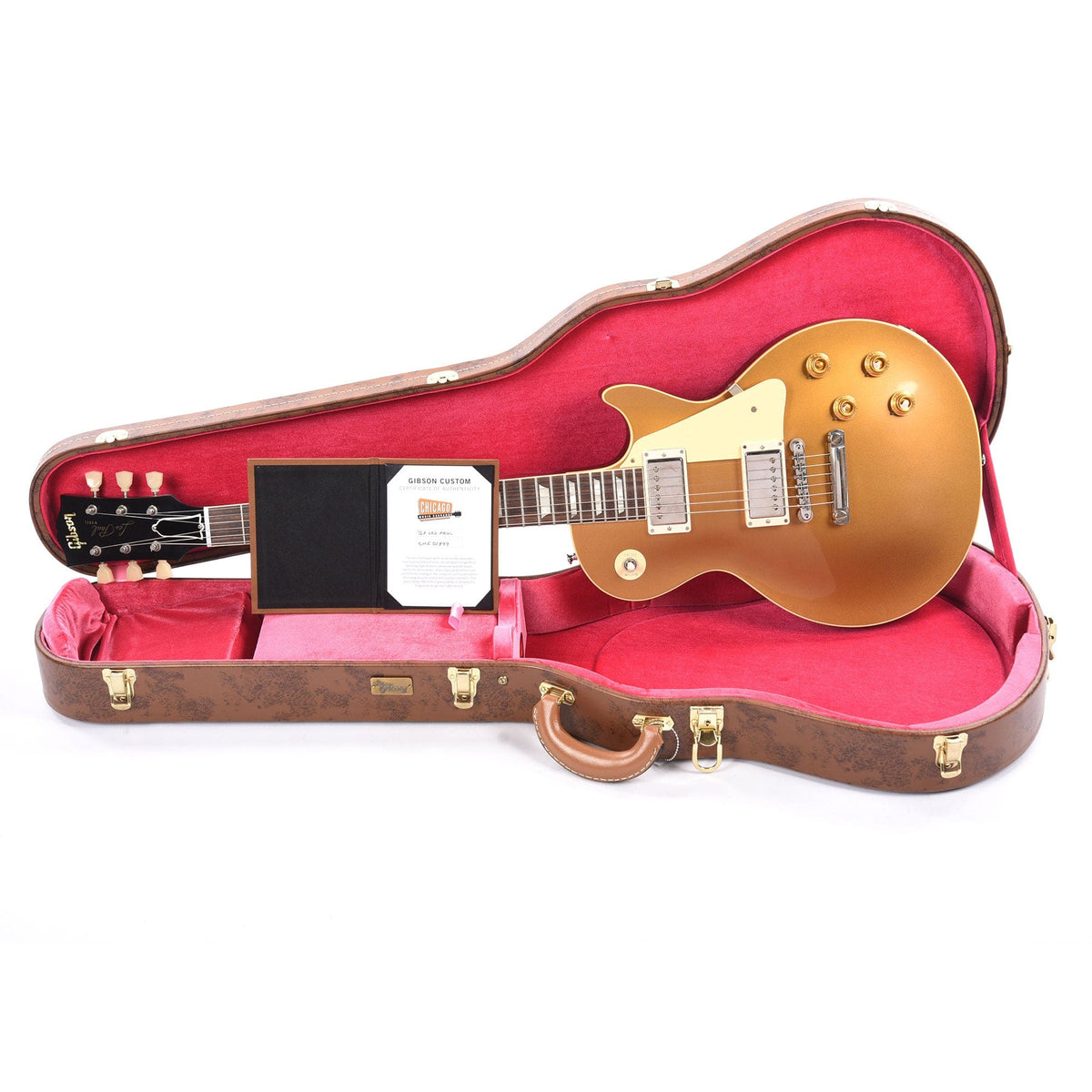 Gibson Custom Shop 1957 Les Paul Goldtop "CME Spec" Darkback VOS w/59 Carmelita Neck Electric Guitars / Solid Body