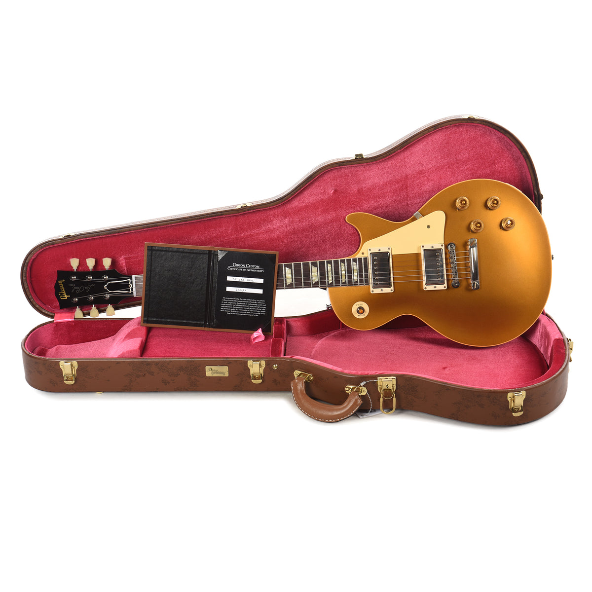 Gibson Custom Shop 1957 Les Paul Goldtop "CME Spec" Double Gold Darkback VOS w/59 Carmelita Neck Electric Guitars / Solid Body