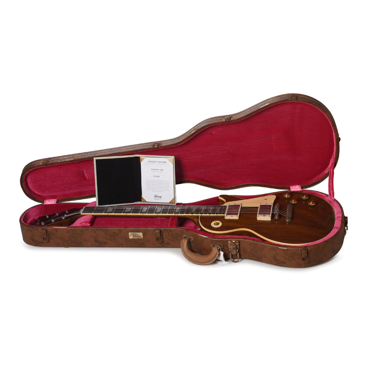 Gibson Custom Shop 1957 Les Paul Standard Mahogany Top Walnut Murphy Lab Heavy Aged Electric Guitars / Solid Body