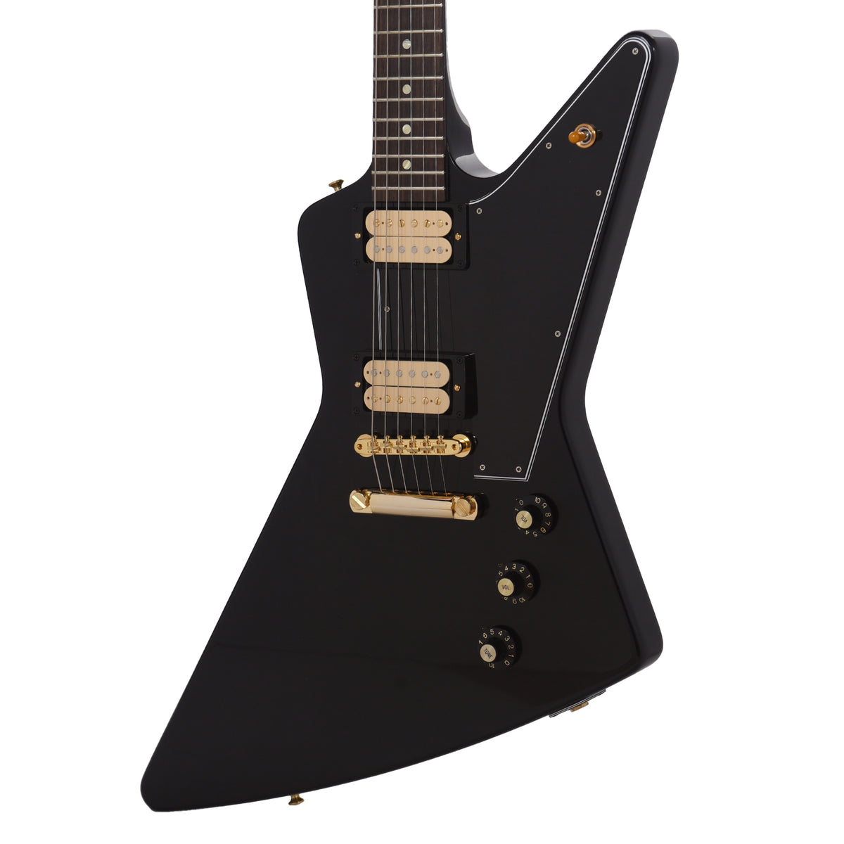 Gibson Custom Shop 1958 Korina Explorer Ebony VOS w/Black Pickguard Electric Guitars / Solid Body