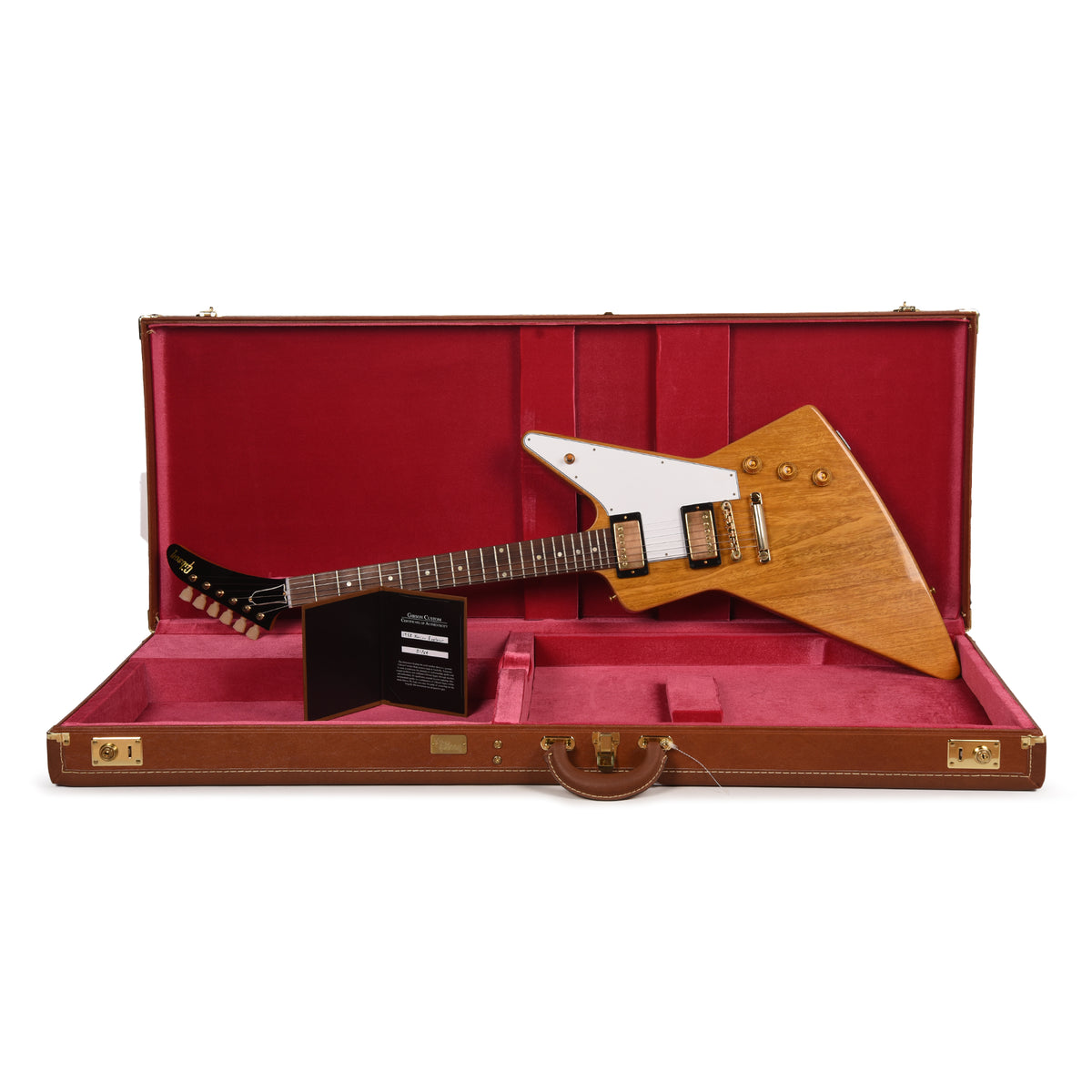Gibson Custom Shop 1958 Korina Explorer Reissue Natural w/White Pickguard Electric Guitars / Solid Body