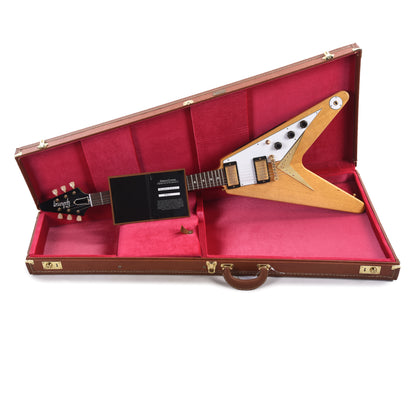 Gibson Custom Shop 1958 Korina Flying V Reissue Natural w/White Pickguard Electric Guitars / Solid Body