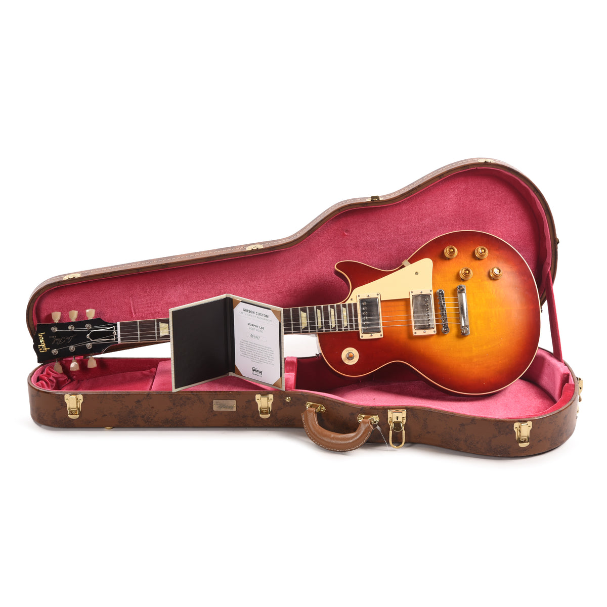 Gibson Custom Shop 1958 Les Paul Standard "CME Spec" Factory Burst Light Aged w/59 Carmelita Neck Electric Guitars / Solid Body