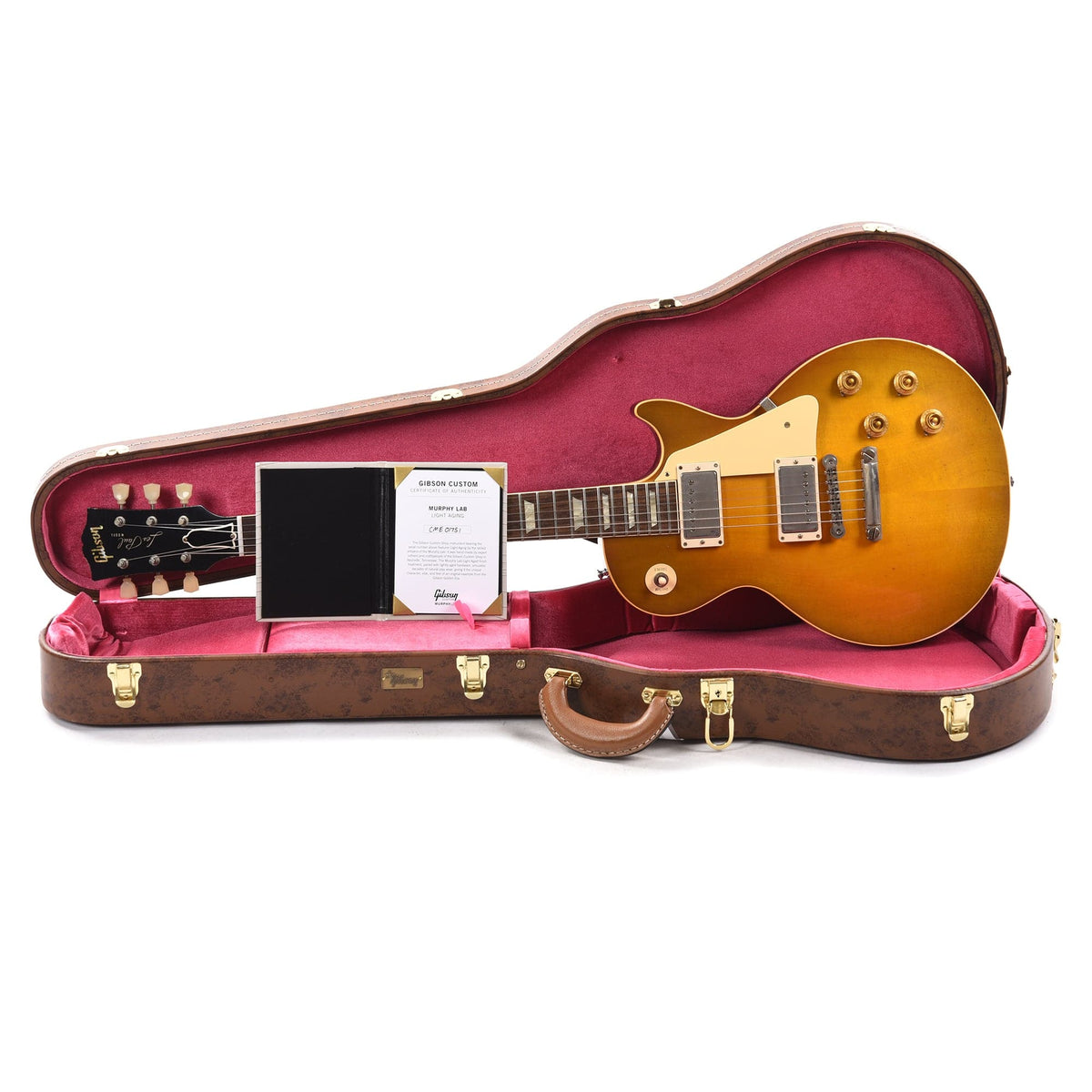 Gibson Custom Shop 1958 Les Paul Standard "CME Spec" Green Lemon Murphy Lab Light Aged w/59 Carmelita Neck Electric Guitars / Solid Body