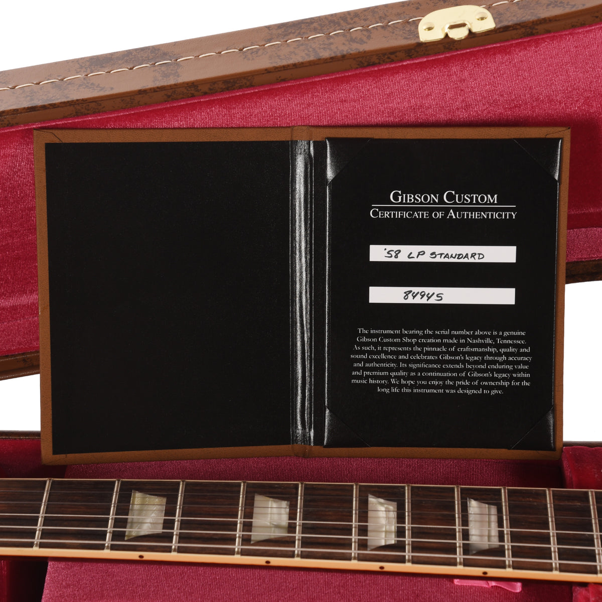 Gibson Custom Shop 1958 Les Paul Standard "CME Spec" Green Lemon VOS w/60 V2 Neck Profile Electric Guitars / Solid Body