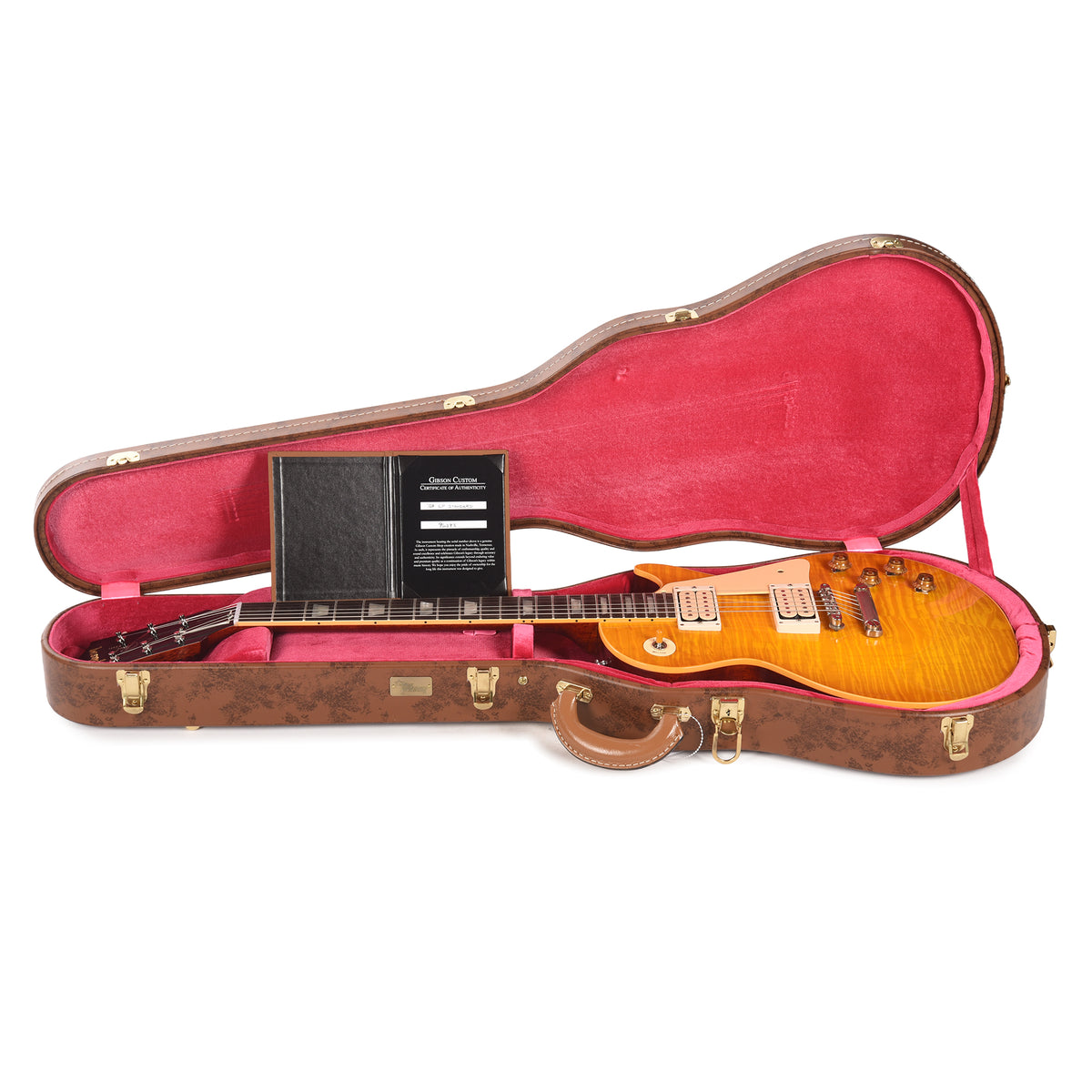 Gibson Custom Shop 1959 Les Paul Standard "CME Spec" AAAA Maple & Brazilian Fingerboard Faded Iced Tea VOS w/Super Lightweight Back Electric Guitars / Solid Body