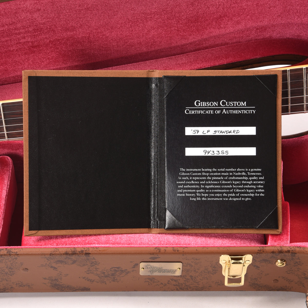 Gibson Custom Shop 1959 Les Paul Standard "CME Spec" Dirty Lemon VOS w/59 Carmelita Neck Electric Guitars / Solid Body