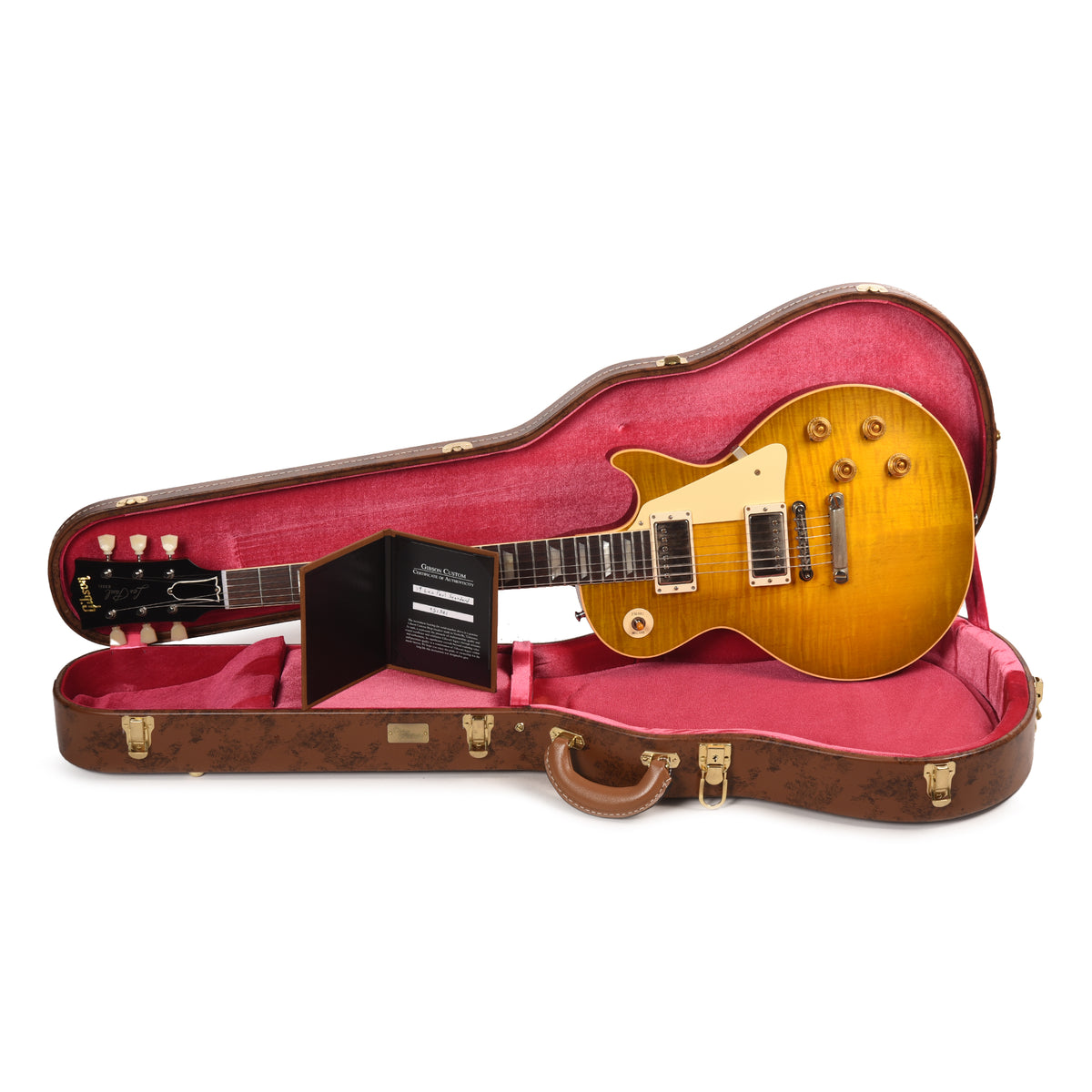 Gibson Custom Shop 1959 Les Paul Standard "CME Spec" Green Lemon VOS w/59 Carmelita Neck Electric Guitars / Solid Body