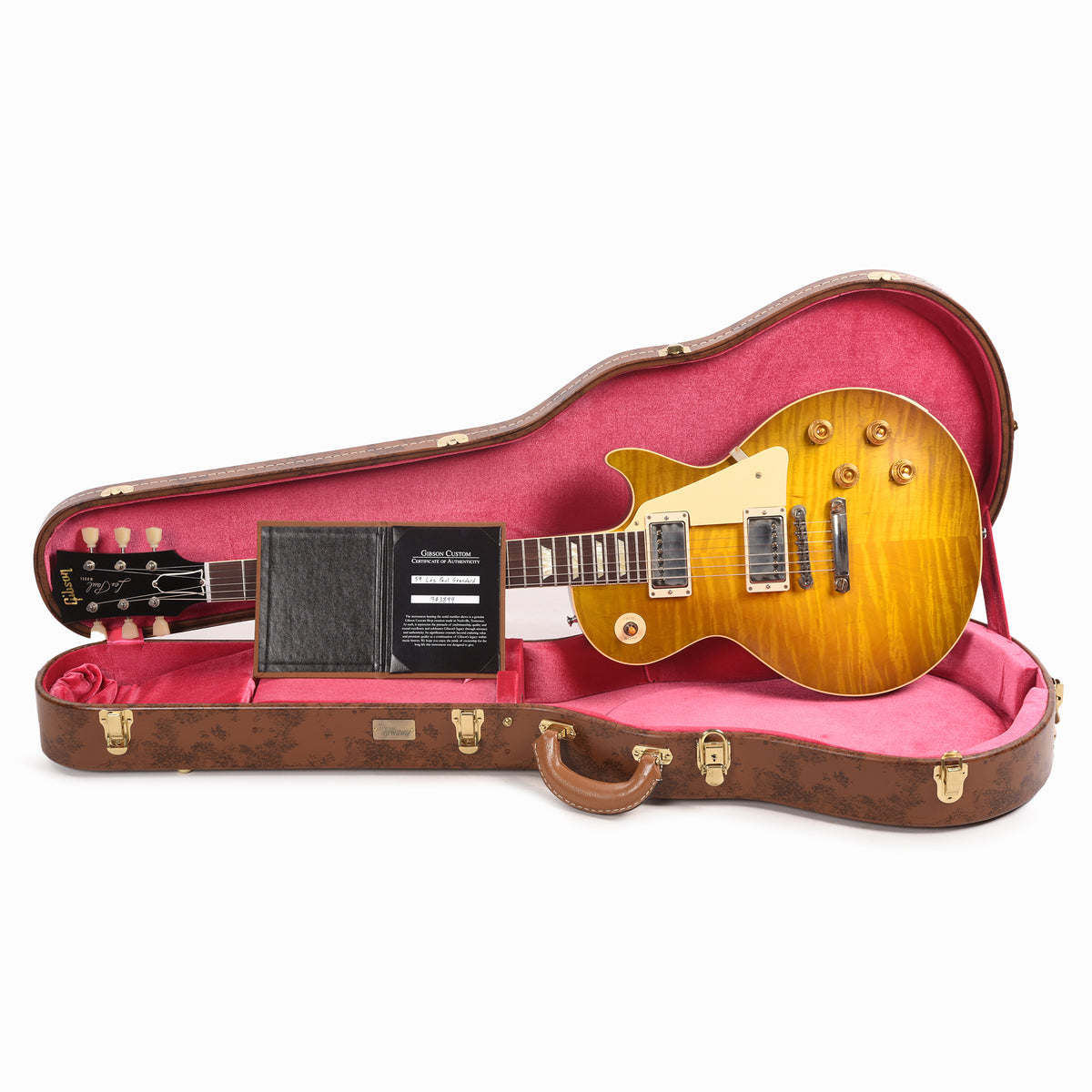 Gibson Custom Shop 1959 Les Paul Standard "CME Spec" Green Lemon VOS w/60 V2 Neck Electric Guitars / Solid Body