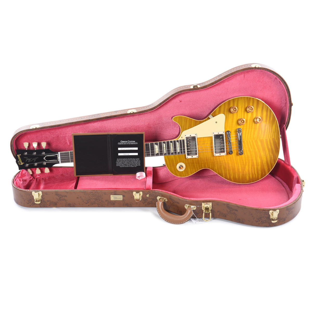 Gibson Custom Shop 1959 Les Paul Standard "CME Spec" Green Lemon VOS w/60 V2 Neck Electric Guitars / Solid Body