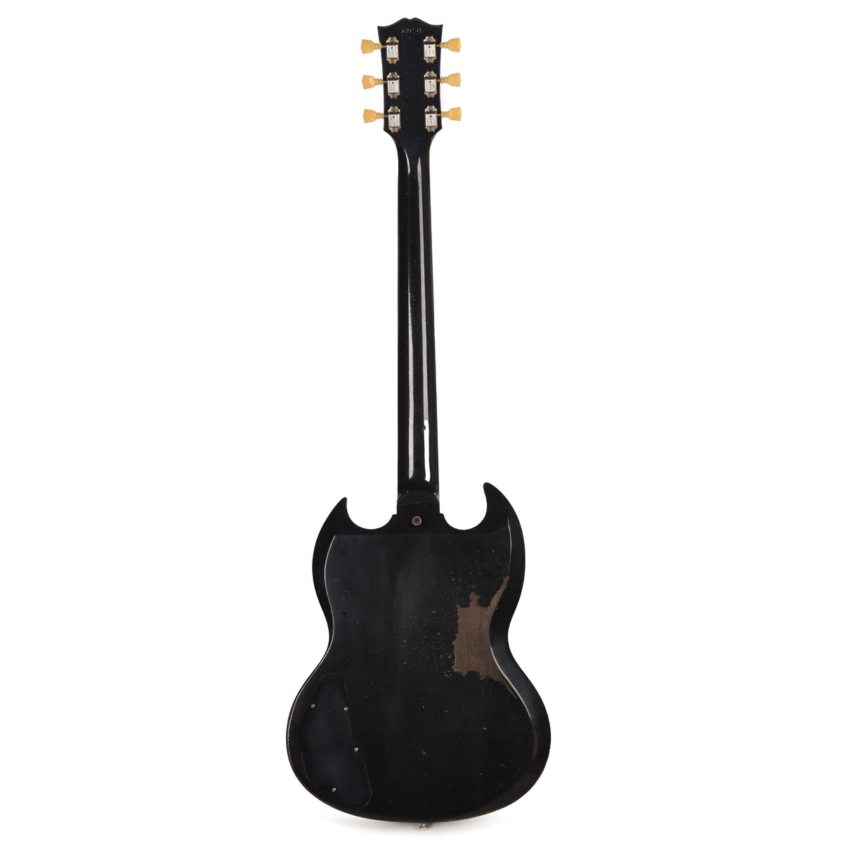 Gibson Custom Shop 1961 Les Paul SG Standard "CME Spec" Antique Ebony Murphy Lab Heavy Aged w/Long Maestro Vibrola Electric Guitars / Solid Body