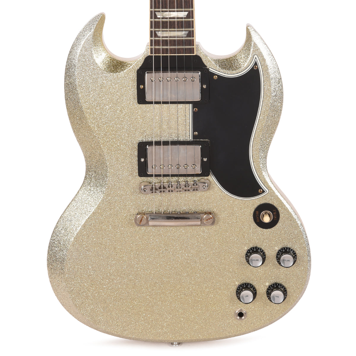 Gibson Custom Shop 1961 LP SG Standard "CME Spec" Antique Silver Sparkle VOS Electric Guitars / Solid Body