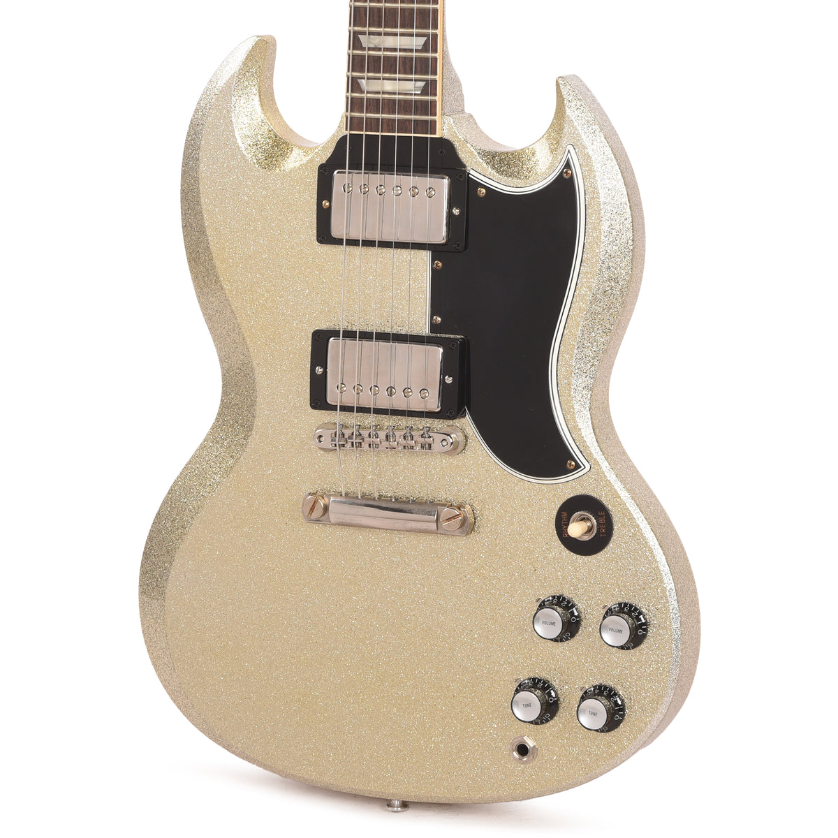 Gibson Custom Shop 1961 LP SG Standard "CME Spec" Antique Silver Sparkle VOS Electric Guitars / Solid Body