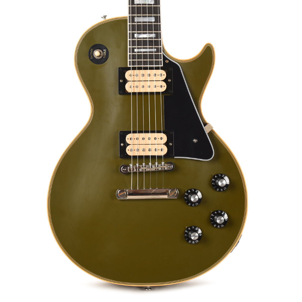 Gibson Custom Shop 1968 Les Paul Custom "CME Spec" Antique Olive Drab VOS w/Double Classic White Custom "S" Buckers Electric Guitars / Solid Body
