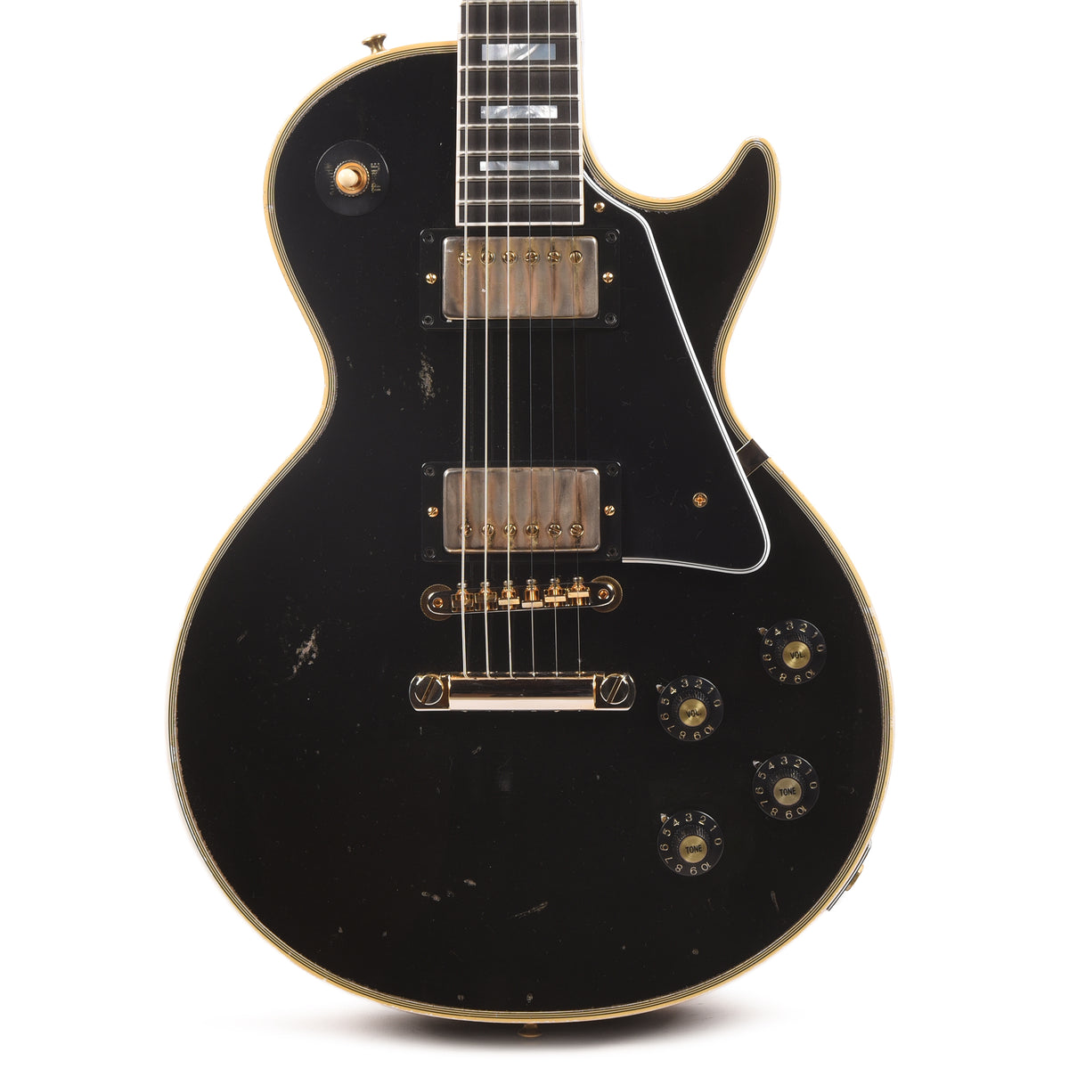 Gibson Custom Shop 1968 Les Paul Custom "CME Spec" Heavy Antique Ebony Murphy Lab Heavy Aged Electric Guitars / Solid Body