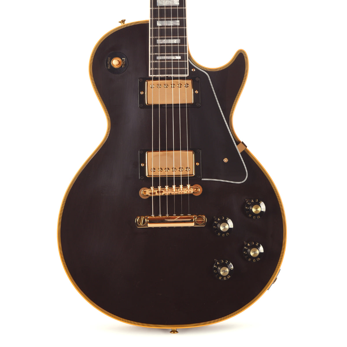 Gibson Custom Shop 1968 Les Paul Custom Heavy Antique Oxblood VOS w/Chambered Body Electric Guitars / Solid Body