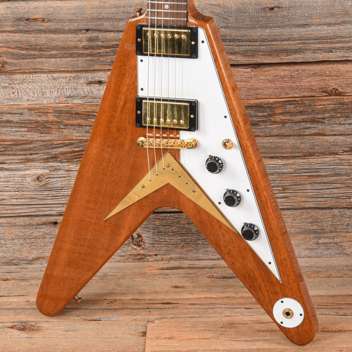 Gibson Custom Shop 58 Reissue Flying V Natural Electric Guitars / Solid Body