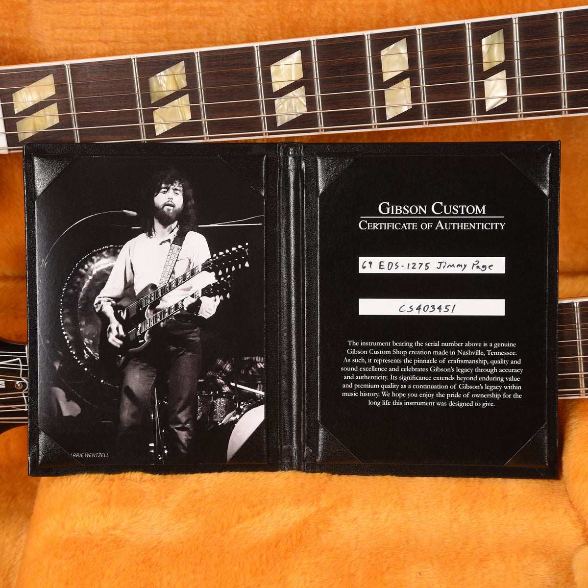 Gibson Custom Shop Artist Jimmy Page EDS-1275 Doubleneck 69 Cherry VOS Electric Guitars / Solid Body
