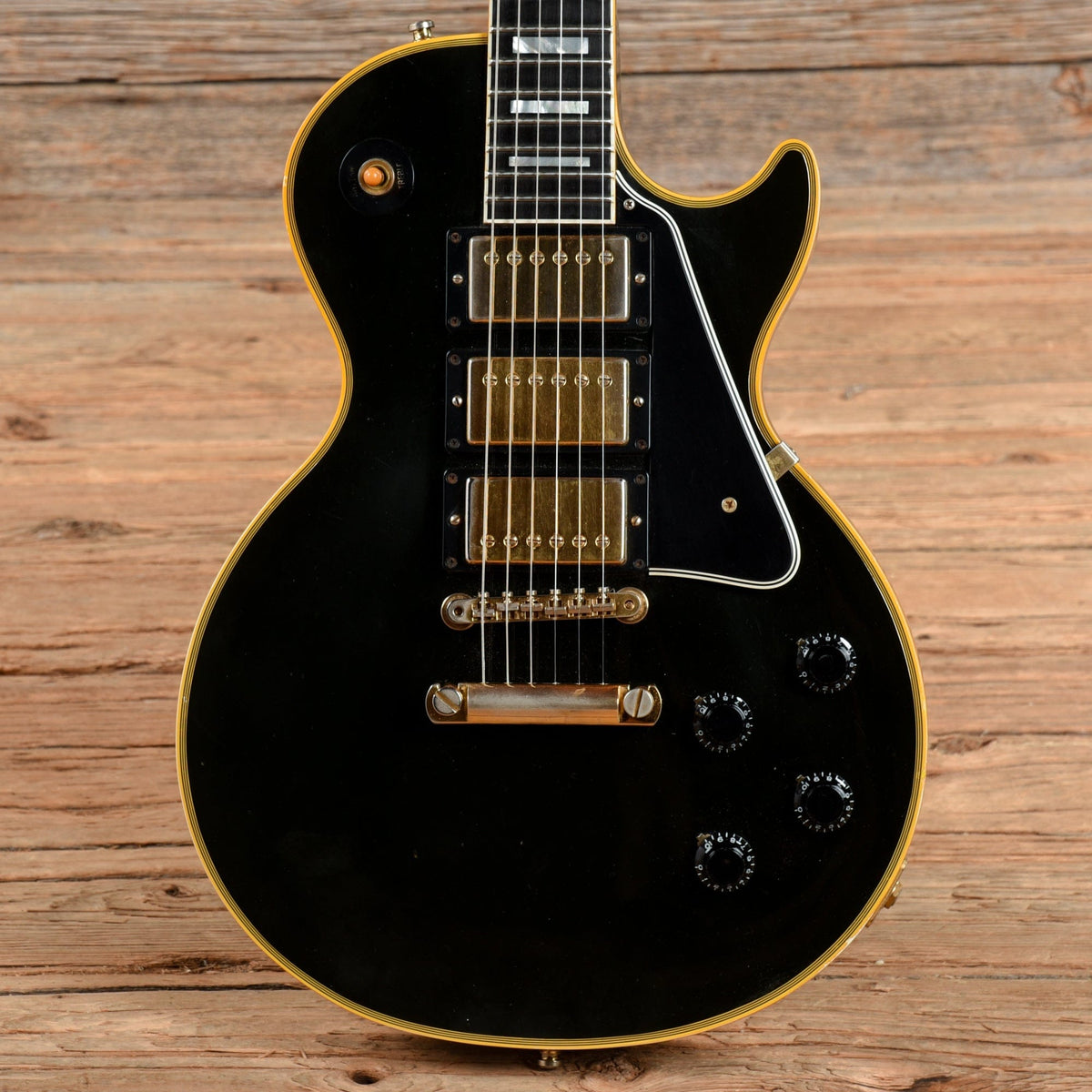 Gibson Custom Shop Historic Collection 57 Les Paul Custom 3-Pickup Ebony 1996 Electric Guitars / Solid Body