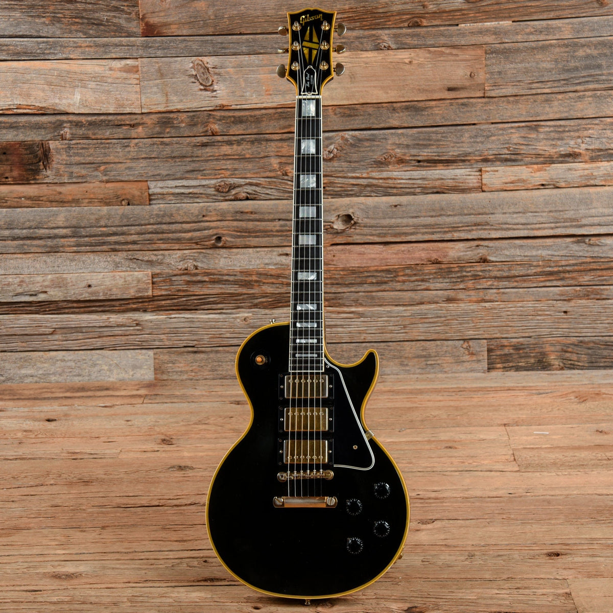 Gibson Custom Shop Historic Collection 57 Les Paul Custom 3-Pickup Ebony 1996 Electric Guitars / Solid Body
