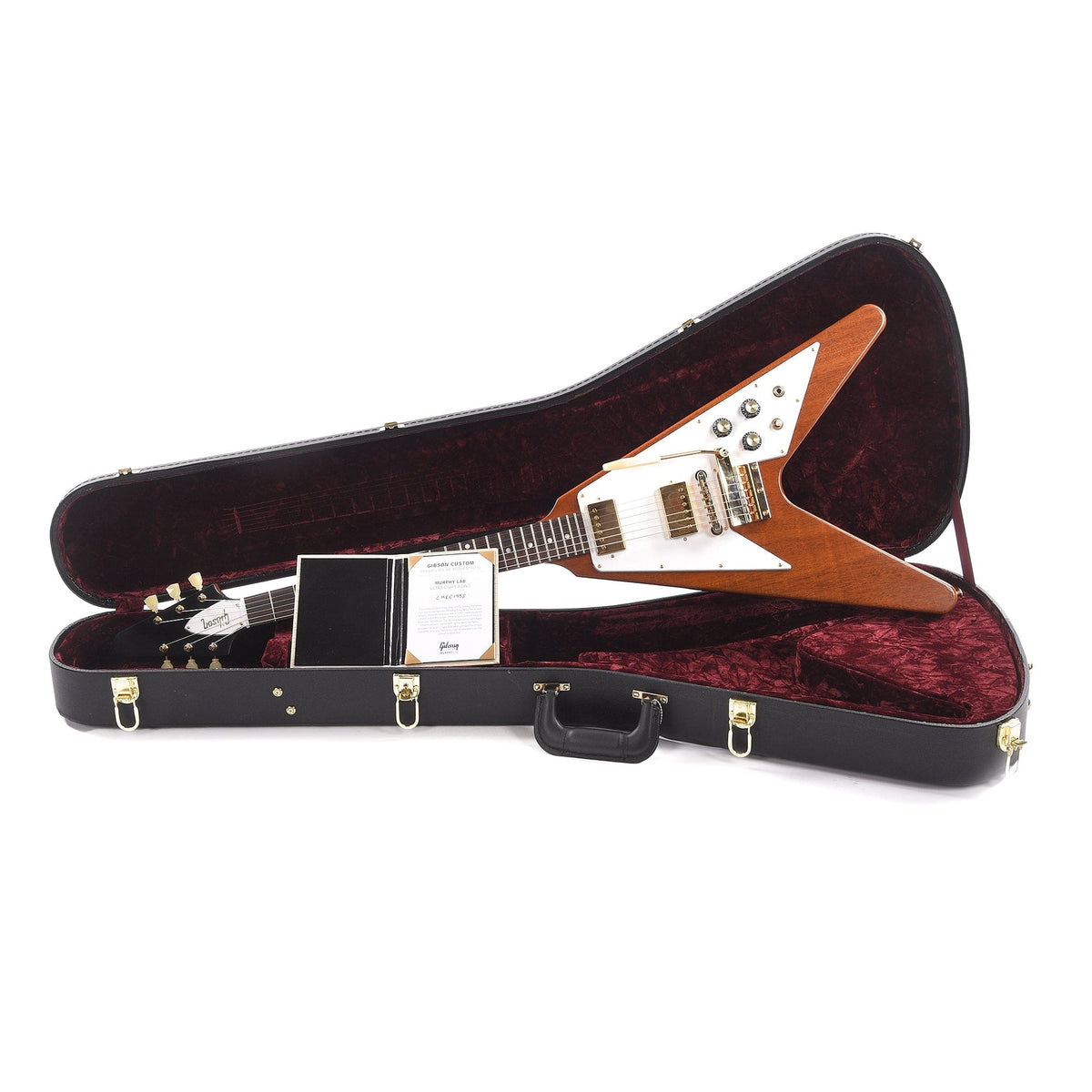 Gibson Custom Shop Murphy Lab 1967 Flying V "CME Spec" Heavy Antique Gold Top Filler Ultra Light Aged w/Maestro Vibrola Electric Guitars / Solid Body