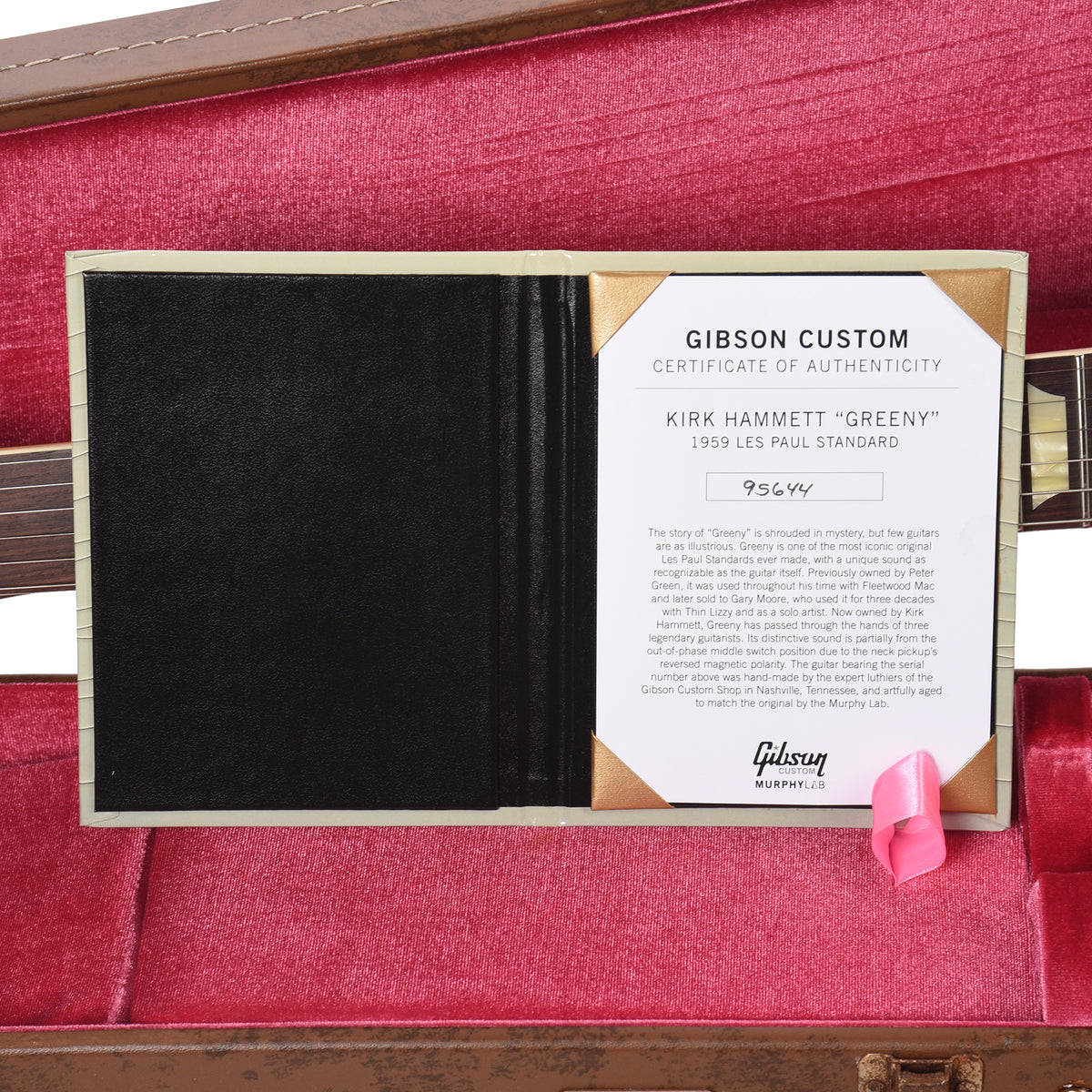 Gibson Custom Shop Murphy Lab Replica Kirk Hammett 1959 Les Paul Standard "Greeny" Aged Electric Guitars / Solid Body