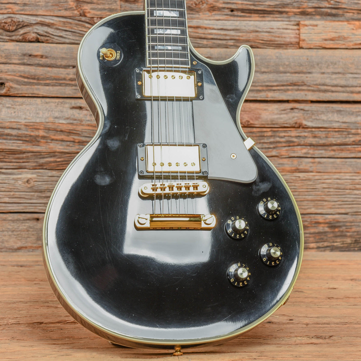 Gibson Les Paul Custom Ebony 2016 Electric Guitars / Solid Body