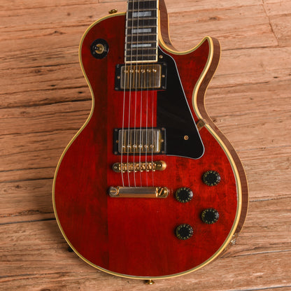 Gibson Les Paul Custom Wine Red 1981 Electric Guitars / Solid Body
