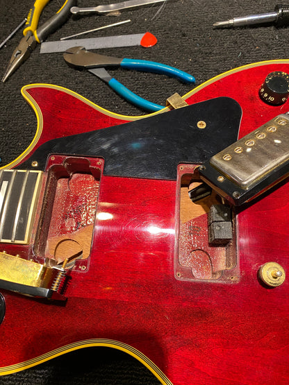 Gibson Les Paul Custom Wine Red 1981 Electric Guitars / Solid Body