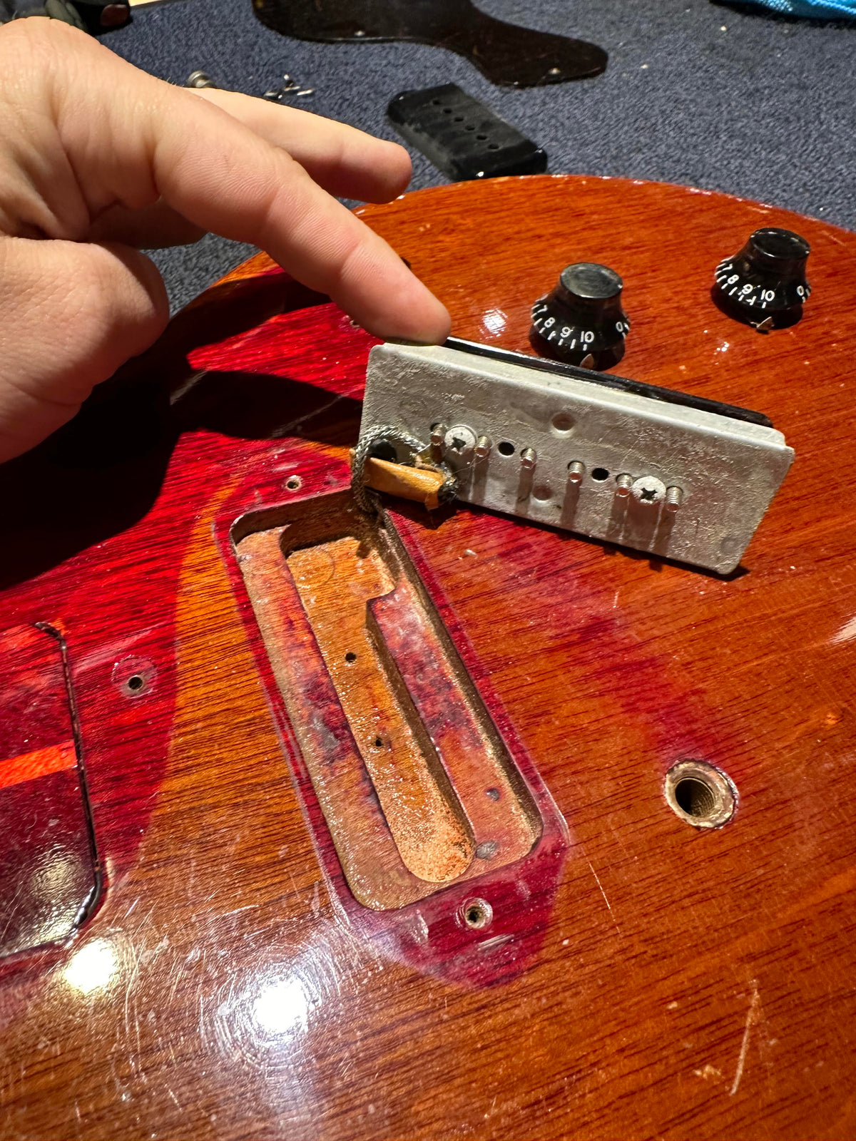 Gibson Les Paul Junior DC Cherry 1958 Electric Guitars / Solid Body