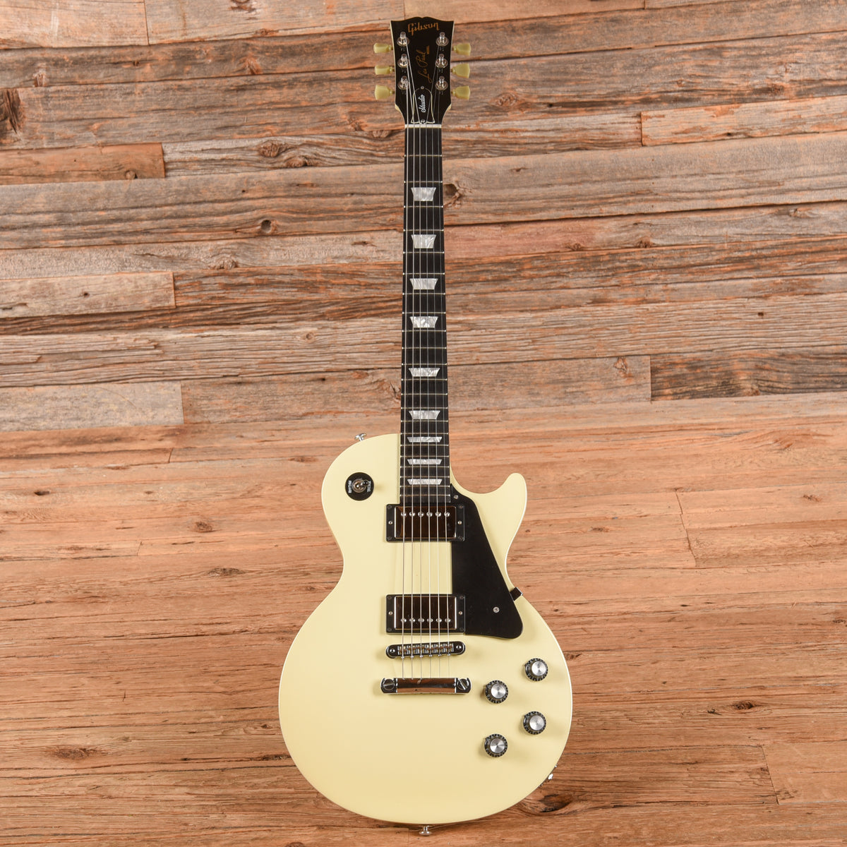 Gibson Les Paul Studio White 2008 Electric Guitars / Solid Body
